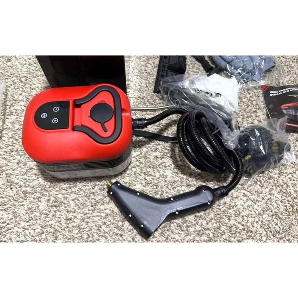 Steam Cleaner, Handheld Steam Cleaner for Cleaning, Red - Picture 11 of 11
